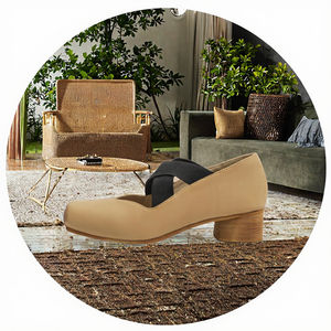 Zapatos de Ballet Vintage de Microfibra con Punta Cuadrada y Tacón Medio para Mujer, Estilo Mary Jane, Cómodos y Fáciles de Poner, para Verano, Otoño e Invierno - Product Image 2