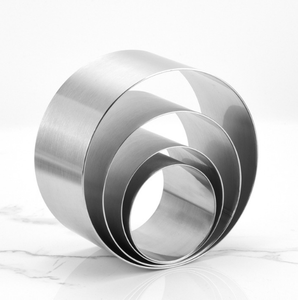 Moldes Redondos <span class=keywords><strong>para</strong></span> Tartas de Mousse de Acero Inoxidable de Primera Calidad, Cortadores de Galletas de 5/6/8/10 cm, <span class=keywords><strong>Molde</strong></span> <span class=keywords><strong>para</strong></span> Hornear Donuts, Tartas de Queso y Tiramisú - Product Image 3