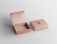 Boîte en papier cadeau de parfum en feuille d'or de 30ml avec logo personnalisé Boîte d'emballage de luxe pour huiles essentielles et parfums pour petites entreprises