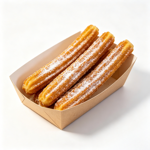 Caja Plegable Personalizada <span class=keywords><strong>para</strong></span> Churros, Contenedor Desechable Español, Ligero, Aislado, de Grado Alimenticio <span class=keywords><strong>para</strong></span> Papas Fritas - Product Image 4