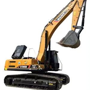 Excavadoras usadas de marca popular de China, máquina excavadora de 36 toneladas, excavadora de orugas SANY sy365h a la venta