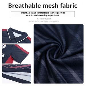 Personalisiertes Ganzkörper-Sublimations-Poloshirt Fußball-Uniform Kurzärmeliges T-Shirt für Werbegeschenke - Product Image 2