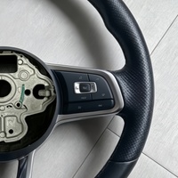 Volant en cuir modifié sur mesure pour VW Volkswagen Golf R 5 6 7 MK6 MK7 CC GTI MK7.5 Jetta Passat Golf