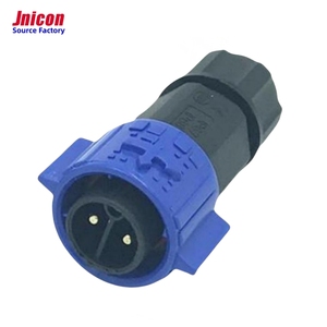 Jnicon M19 20A Công Nghiệp Cắm IP67 <span class=keywords><strong>Power</strong></span> Bảng Điều Chỉnh Núi Nhựa 2 Pin Nam Nữ Ổ Cắm LED Nhà Máy Ánh Sáng Không Thấm Nước Dây Kết Nối - Product Image 2