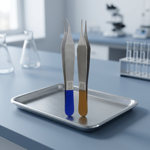 Forceps de dissection manuels Ariston International de qualité supérieure en acier inoxydable de qualité médicale, 11 pouces, droits et courbés, classe CE - Product Image 3