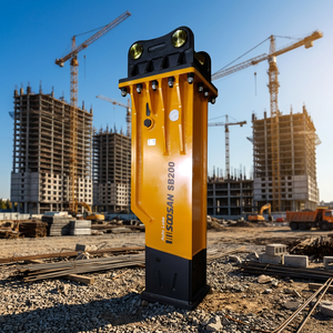 Performances élevées pour marteau briseur hydraulique de type ouvert/boîtier SB200 |   Ciseau pour machines lourdes 210 mm |   Convient aux excavatrices de 60 à 68 tonnes - Product Image 1