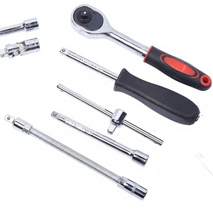 Set di 46 Chiavi a Bussola con Cricchetto da 1/4" in CR-V, Kit di Riparazione Auto per Meccanici in Valigetta Rigida OEM - Product Image 3