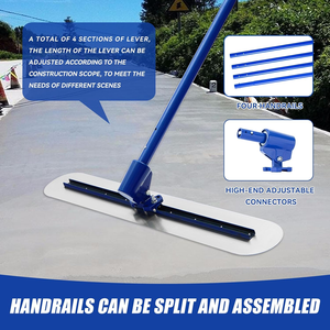 120*30cm Acero inoxidable Hormigón Bull Float Paleta grande - Product Image 4