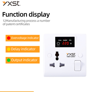 Interrupteur mural numérique intelligent avec fonction de stabilisation automatique de la tension pour système de contrôle d'éclairage domestique - Product Image 6