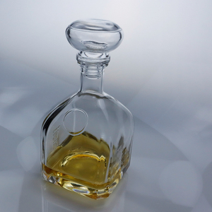 Carafe à whisky en verre transparent de haute qualité avec <span class=keywords><strong>bouchon</strong></span>, sans plomb, design classique, bouteille à liqueur pour whisky/cognac, pour bar, maison, cadeau - Product Image 5