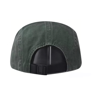 Gorra de Pesca y Caza de 5 Paneles con Logotipo Personalizado, Transpirable, de Lona Encerada, con Cierre Ajustable - Product Image 4