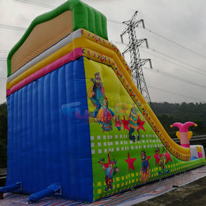 Estructura de Juego Premium, Casa de Brinco de PVC Colorida, Tobogán Inflable con Diseño de Payaso para Interiores y Exteriores - Product Image 5