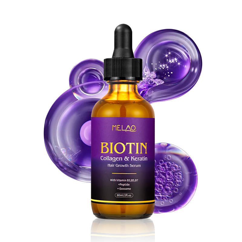 SÉRUM DE CROISSANCE CAPILLAIRE BIOTINE COLLAGÈNE PEPTIDE 60ml