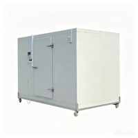 Chambre froide préfabriquée pour produits frais avec compresseurs et pompes Copeland/Emerson pour supermarchés et marchés.