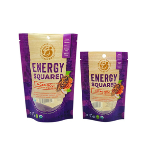 Sachet Doypack Zip Refermable Transparent Personnalisé Pas Cher pour Emballage Alimentaire, Céréales et Snacks, 200g, en Plastique Transparent avec Fenêtre - Product Image 5