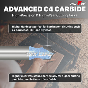 Precio de fábrica Personalizar Broca de enrutador de grabado de punta afilada Fresa de extremo CNC para tallar - Product Image 5