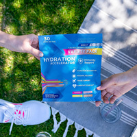 Poudre d'électrolytes bio OEM saveur framboise-citron sans sucre 84g Vitamines Hydratation Énergie Pré-entraînement Durée de conservation 24 mois