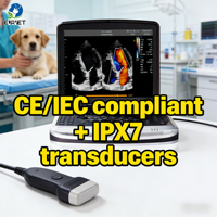 Ecógrafo Portátil Eléctrico EURVET Chison Color Doppler 3D/4D SonoBook9 con Sonda Convexa de Metal