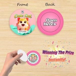 Billets à languette en papier imprimés avec données variables, livraison rapide garantie - Product Image 3