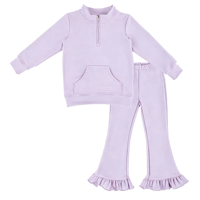 Ensembles de vêtements pour filles, vente en gros d'usine, vêtements colorés pour enfants, tenues de sport, sweat-shirts pour bébés