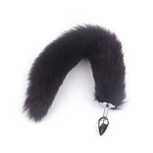 Juguete Anal Erótico de Cola de Zorro con Plumas Metálicas, Juguetes Sexuales para <span class=keywords><strong>Mujeres</strong></span> y Hombres, Tapón Anal Sexy, Accesorios para Adultos - Product Image 2