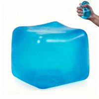 Cube anti-stress en plastique PU marbré violet de haute qualité, jouet sensoriel souple et moelleux pour enfants et adultes, soulagement de l'anxiété, emballage supplémentaire