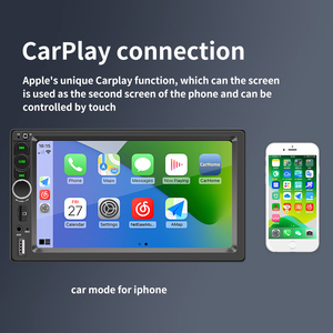 Radio de Auto Android <span class=keywords><strong>2</strong></span> Din, Reproductor de DVD para Auto de 7 Pulgadas, Radio Estéreo Universal para Auto, Reproductor MP5 con Bluetooth y Wifi, Radio para Auto 7010 - Product Image 1