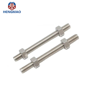 Hengmao Supply Tiges filetées métriques en acier inoxydable M10, finition en acier inoxydable 304, lisses, DIN975, 100 mm, 150 mm, boulons - Product Image 4