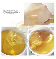 Vente en gros Marque privée 24K patchs pour les yeux en or Gel hydratant revitalisant hydratant élimine les cernes sous les yeux gonflés