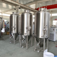 Cuve de Fermentation Personnalisable 3,5 BBL en Acier Inoxydable 304 pour Bière Artisanale avec Enveloppe de Refroidissement PT-100 en Promotion