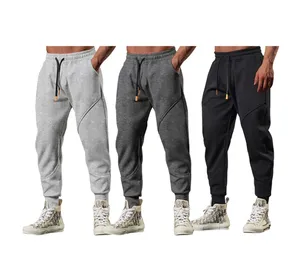 Street Ready Comfort Men's Joggers with Drawstring Feet 2024 New Fall Casual Style Loose Drawstring Running Pants
