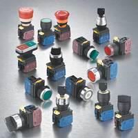 Interrupteur à bouton-poussoir momentané en plastique M8 M10 M12 M16 M22 M25 M30 10A 1NO avec LED pour interrupteur lumineux domestique