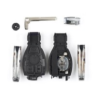 Placa PCB de llave inteligente CG MB FBS3 BGA Keyless Go con carcasa para vehículos Mercedes W204 W207 W212 W164 W166 W216 W221 W251 posteriores a 2010