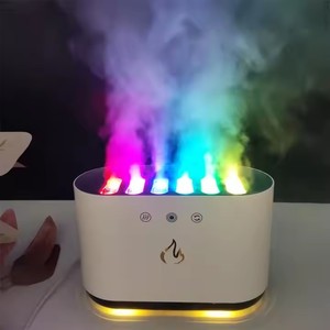 Luce colorata USB per uso domestico diffusore per aromaterapia Multi Spray per suono dinamico Pickup a fiamma umidificatore - Product Image 4