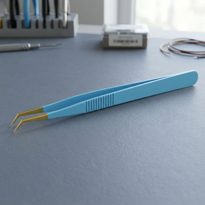Pinzas Profesionales para Pestañas con Punta Curva de Precisión, Acero Inoxidable, Herramienta de Aplicación de Extensiones de Pestañas de Volumen - Product Image 4