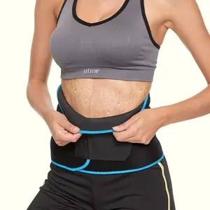 Neoprene कमर Trimmer Slimmer बेल्ट, पेट पसीना कमर ट्रेनर बेल्ट