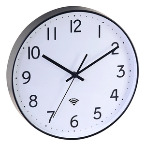 Auto Set Wall <b>Clock</b> Plastic Quartz Design for Living Room Single Face Needle Display - Product Image 3