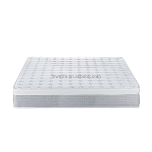 Colchón <span class=keywords><strong>de</strong></span> Muelles Ensacados Comfort Diamond en Oferta, Tamaños Individual y Matrimonial con Diseño Euro Top y Espuma Viscoelástica, 6x6, 12 Pulgadas - Product Image 1