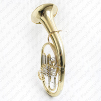 FWT-500 Professional Bb / F Wagner Tuba High End Clear Lacquer bersenar Linkage seperti French Horn Wagner Tuba dengan kotak