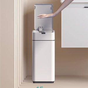Trash Cans Intelligent Automatic Smart <b>Bins</b> 2023 New Slide Type Smart Indoor 50L Smart Kitchen Dustbin <b>Sensor</b> Dustbin - Product Image 4