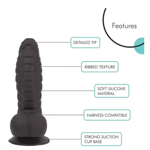 7Inch Realistic Dildo Soft Liquid Silicone Material 100% Waterproof Eco-Friendly Adult Sex Toys Thick <strong>Penis</strong> <strong>Strong</strong> <strong>Suction</strong> <strong>Cup</strong> - Product Image 3