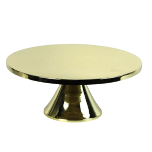 Aluminio Pasteles Cupcakes Cake Display Postre Stand Custom Royal Style Glossy Pulido Metal Cake Stand - Product Image 2