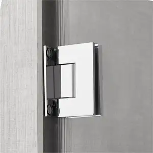 OEM विनिर्माण ठोस पीतल अमेरिकी मानक Frameless दरवाजा शॉवर काज Clamps ब्रैकेट