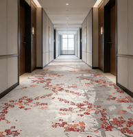 Tapis moderne en polyester imprimé en 3D, durable, lavable et antidérapant, pour hall d'hôtel de luxe, bureaux et salles de prière