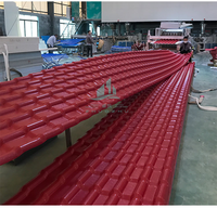 Panneau de Toiture en Résine Synthétique ASA Ignifuge et Isolant, Résistant aux Chocs, Tuiles de Toiture en PVC pour Maison et Entrepôt
