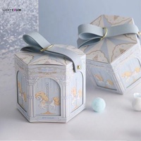 Prix d'usine de gros personnalisé de luxe Emballage de boîte-cadeau en papier pour bonbons au chocolat avec fête d'anniversaire de mariage