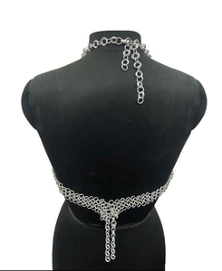 Soutien-gorge médiéval fait à la main élégant Costume de Cosplay fantaisie pour les foires de Ren anneau en aluminium cadeau de Style traditionnel pour elle - Product Image 2