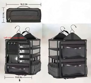 Free Sample Custom Hanging Bag Over The Door Storage <b>Handbag</b> Sundries <b>Organizer</b> With 3-Shelf Wall Mount Fabric <b>Organizer</b> - Product Image 4