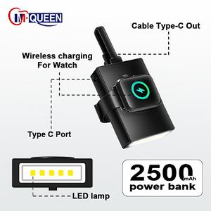 Batería <span class=keywords><strong>Externa</strong></span> Portátil Mini de 2500mAh con Cable Integrado, Salida de 10W para Teléfono Móvil, Regalo Promocional - Product Image 2