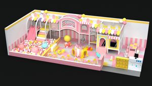 Kinderpretpark Boomhut Natuurthema Indoor Speeltuin met Glijbanen Speeltoestellen voor Kinderclub Speelcafé - Product Image 3